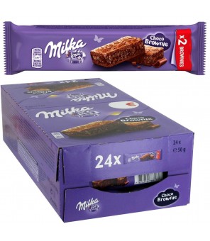 MILKA CZEKOLADOWA PRZEKĄSKA BROWNIE 24PZ