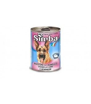 SIMBA BITAR MED LAMM FÖR HUND 10 X 415 GR