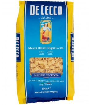 DE  CECCO MEZZI DITALI RIGATI N. 159 GR 500 X 10