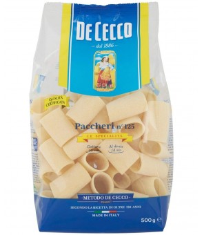 DE CECCO PACCHERI N 125 GR 500 X 5