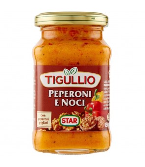 Tigullio Pesto Poivrons et Noix 190 gr