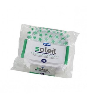 SOLEIL ILIP PLASTIC SQUARE PLATES 50 STK