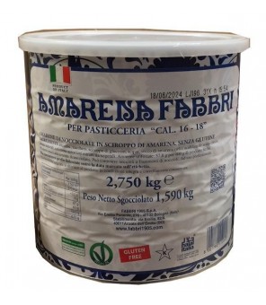 AMARENE FABBRI EN SIROP EN PIERRE 2.750KG