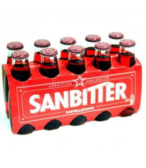 SANBITTER BITTER RÖD 10 X 10 CL